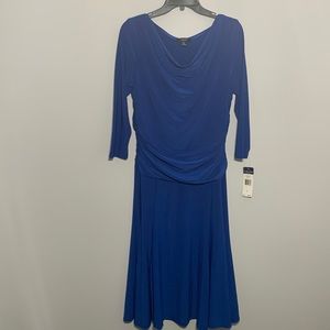 NWT Chaps Blue Dress